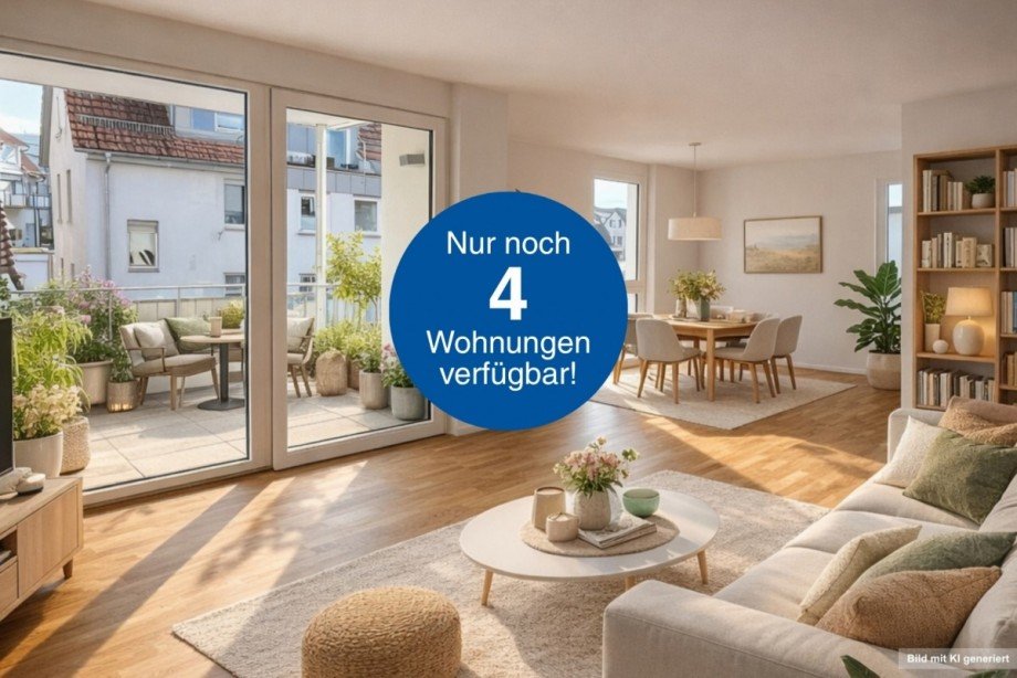 KI-Visualisierung Etagenwohnung Winnenden
