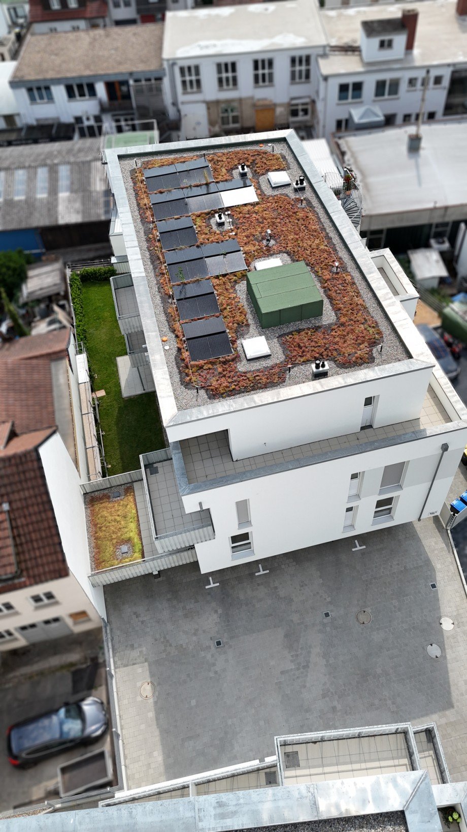 Drohnenaufnahme Erdgeschosswohnung Winnenden