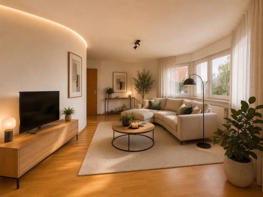 KI-bearbeitet-Wohnbeispiel Maisonettewohnung Remshalden-Grunbach