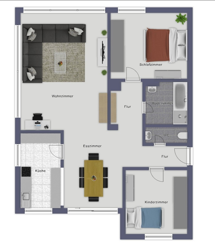 Grundriss Wohnung Etagenwohnung Wendlingen