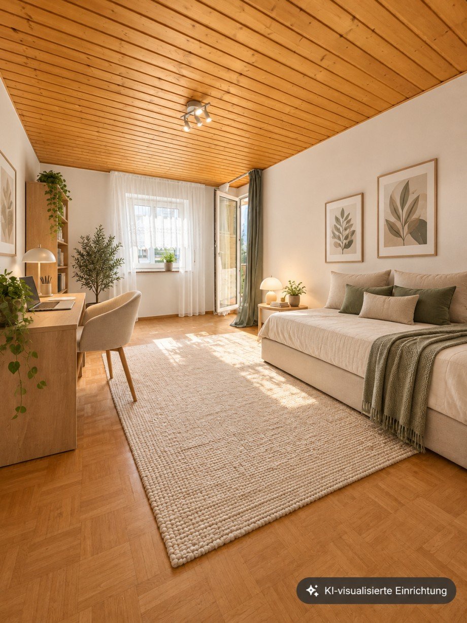 Zimmer-KI generiert Erdgeschosswohnung Waiblingen