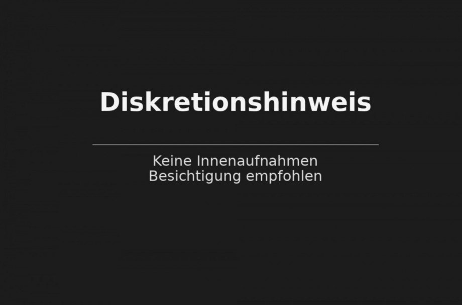 Diskretionshinweis Erdgeschosswohnung Neckarrems