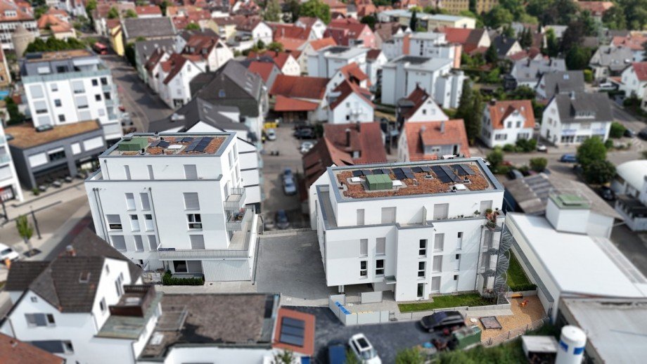 Drohnenaufnahme Etagenwohnung Winnenden