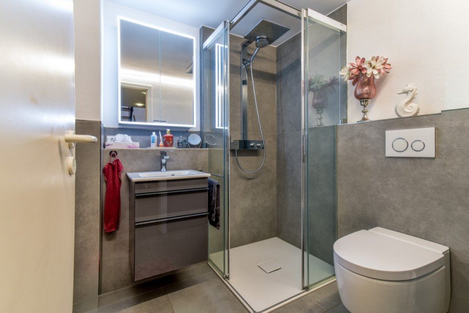 G�stebadezimmer Reihenmittelhaus Korb