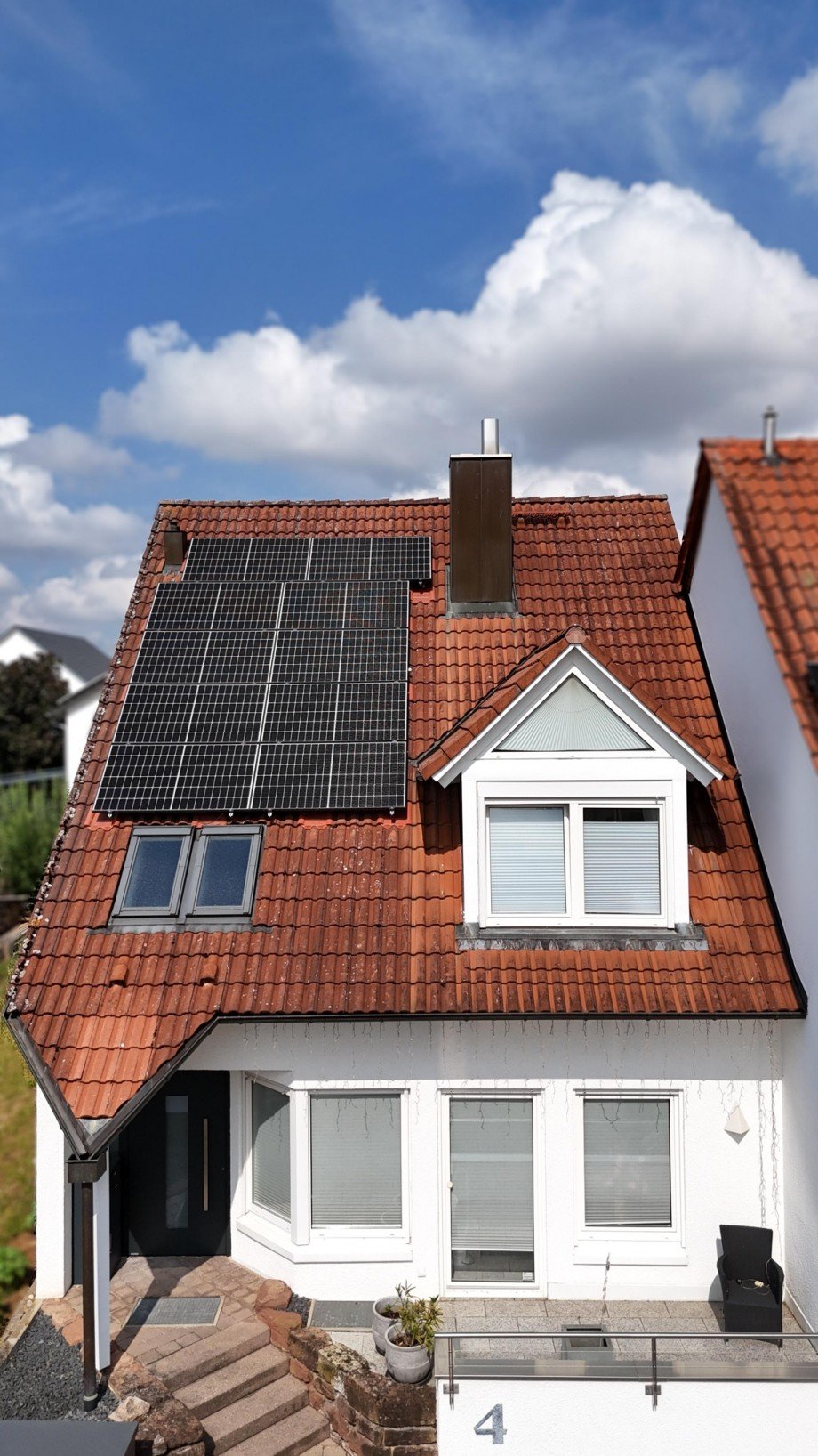 Au�enansicht Reihenmittelhaus Korb