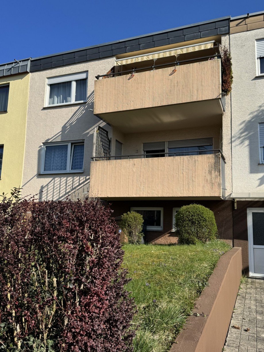 Ansicht hinten Dachgeschosswohnung Neckarrems