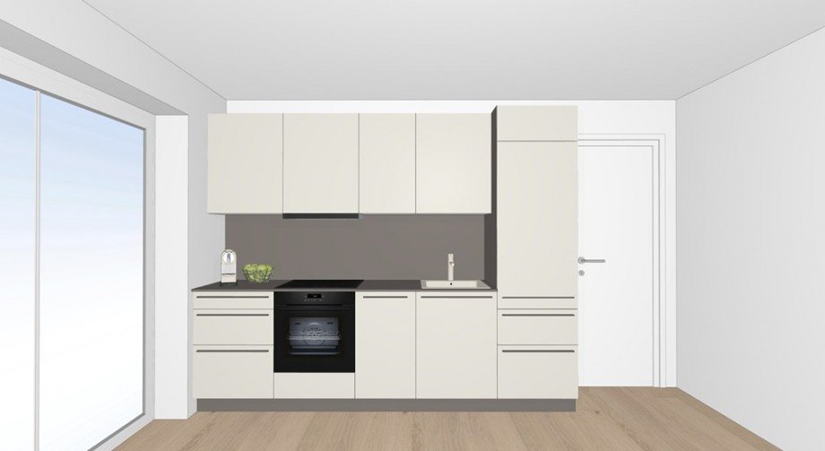 Visualisierung K�che Erdgeschosswohnung Winnenden