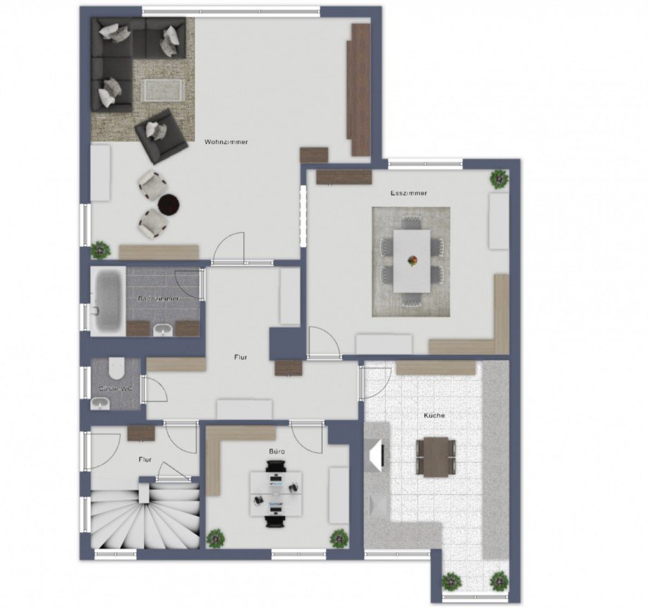 EG_ Doppelhaush�lfte Waiblingen