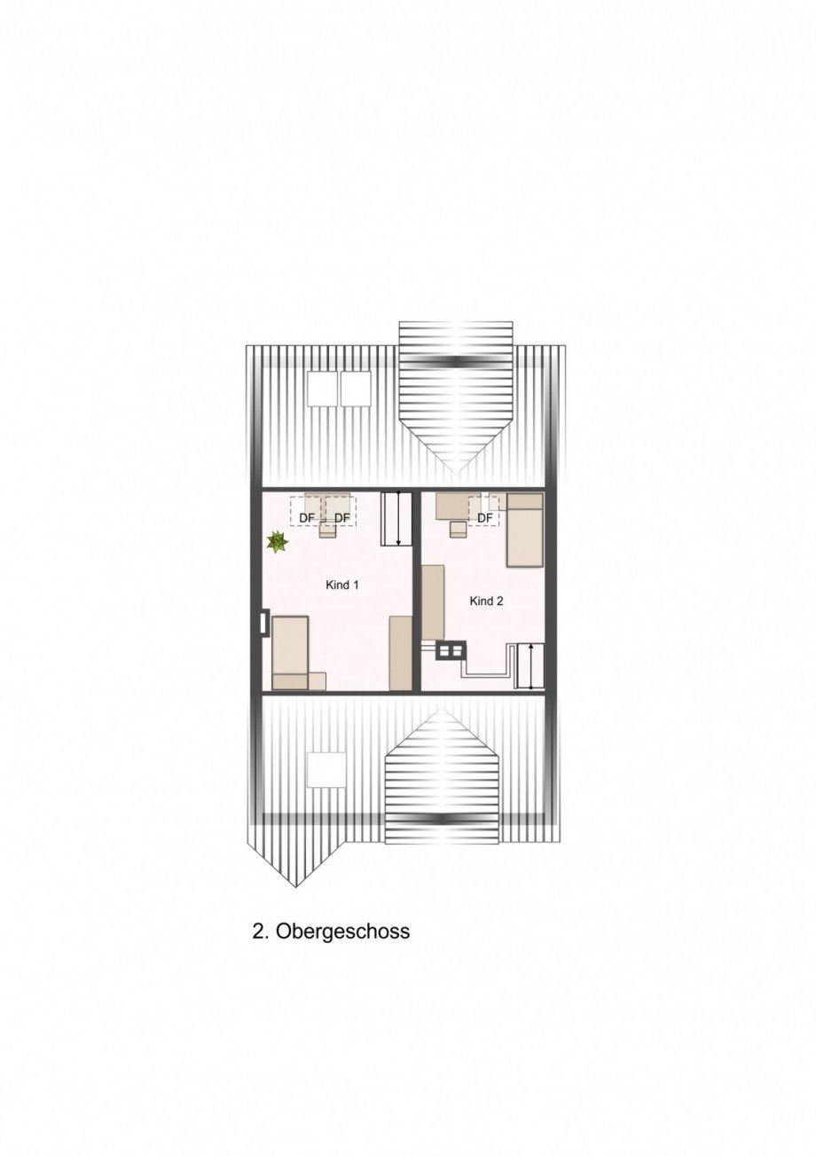 Grundriss DG_Empore Reihenmittelhaus Korb